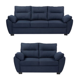 Foto 1 | Foto 1 | Sala Dicasa Venecia Color Azul 2 Piezas (sofá + Love Seat)