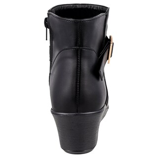 Foto 5 | Foto 5 | Botín Elegante Dama Nick & Wick 4435 Negro Tacón Corrido Con Hebilla