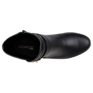 Foto 6 | Foto 6 | Botín Elegante Dama Nick & Wick 4435 Negro Tacón Corrido Con Hebilla