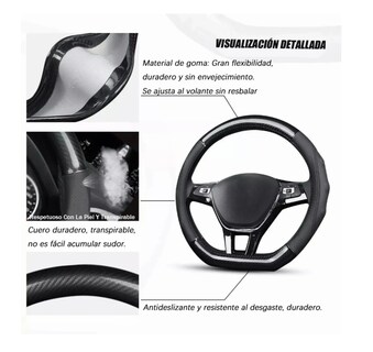 Foto 3 | Foto 3 | Funda Para Volante Fibra Carbono