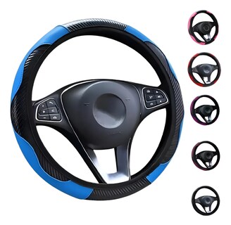 Foto 4 | Foto 4 | Funda Cubre Volante Deportivo Protector Antiderrapante Azul