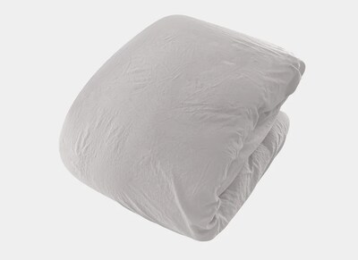 Foto 2 | Foto 2 | Set De Duvet Con Relleno Y Fundas Decorativas Dalfiori Hazel Gris Yeso Queen Size