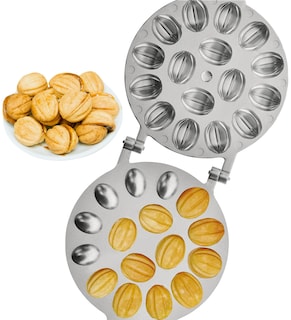 Foto 1 | Foto 1 | Molde Para Galletas Con Forma De Nogal Petristor 16 Mitades Aleación De Aluminio - Venta Internacional.