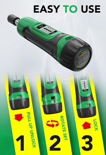 Foto 3 | Foto 3 | Destornillador Dinamométrico Llavetor 1/4 Drive 1 5-8 Nm Con Juego De 20 Puntas - Venta Internacional.