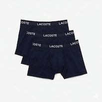 Pack Lacoste 3 Boxers Cortos Algodón Elastico Para Hombre