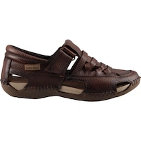 Sandalia Dama Lobo Solo 1946n Cafe En Piel Casual Talla 22 A 27 M