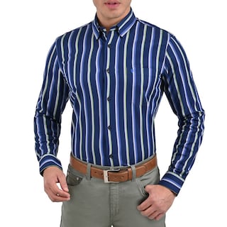 Foto 1 | Foto 1 | Camisa Yale Manga Larga Slim Fit 2631 Azul Marino