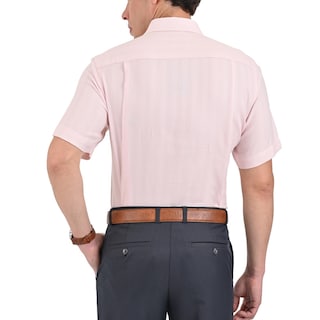 Foto 2 | Foto 2 | Camisa Yale Manga Corta Regular Fit 3869 Rosa Pálido