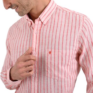 Foto 4 | Foto 4 | Camisa Yale Manga Larga Slim Fit 2158 Melón