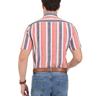 Foto 2 | Foto 2 | Camisa Yale Manga Corta Regular Fit 3826 Naranja