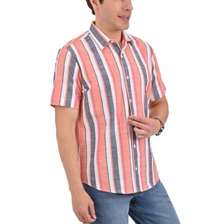 Foto 3 | Foto 3 | Camisa Yale Manga Corta Regular Fit 3826 Naranja