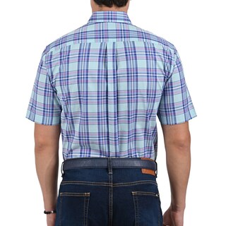 Foto 2 | Foto 2 | Camisa Yale Manga Corta Regular Fit 2568 Azul Turquesa