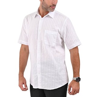 Foto 3 | Foto 3 | Camisa Yale Manga Corta Regular Fit 3827 Blanca