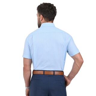 Foto 2 | Foto 2 | Camisa Yale Manga Corta Regular Fit 2222 Azul Agua