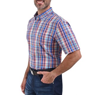 Foto 3 | Foto 3 | Camisa Yale Manga Corta Slim Fit 2262 Naranja