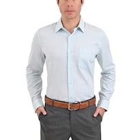 Camisa Yale Regular Fit Manga Larga 3839 Menta