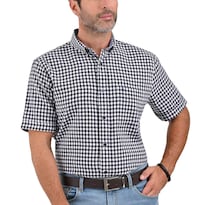 Camisa Yale Manga Corta Regular Fit 3874 Azul Marino