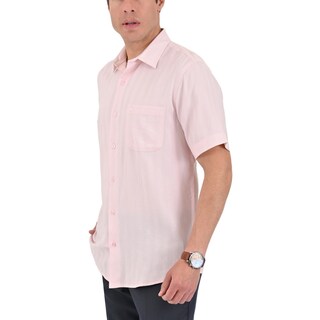 Foto 3 | Foto 3 | Camisa Yale Manga Corta Regular Fit 3869 Rosa Pálido