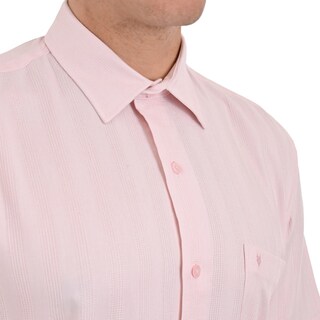 Foto 4 | Foto 4 | Camisa Yale Manga Corta Regular Fit 3869 Rosa Pálido