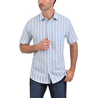 Foto 1 | Foto 1 | Camisa Yale Manga Corta Regular Fit 3871 Azul