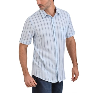 Foto 3 | Foto 3 | Camisa Yale Manga Corta Regular Fit 3871 Azul