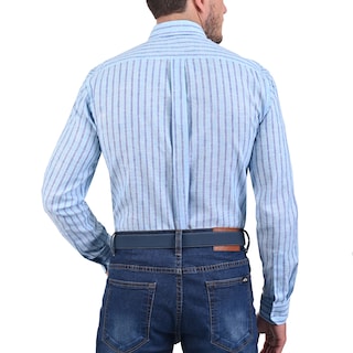 Foto 2 | Foto 2 | Camisa Yale Manga Larga Slim Fit 2158 Azul Marino