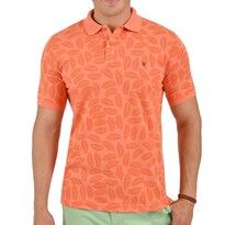 Playera Tipo Polo Yale Manga Corta Regular Fit 7271 Mamey