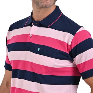 Foto 4 | Foto 4 | Playera Tipo Polo Yale Manga Corta Slim Fit Fit 7302 Magenta