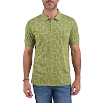 Playera Tipo Polo Yale Manga Corta Regular Fit 7271 Verde Manzana