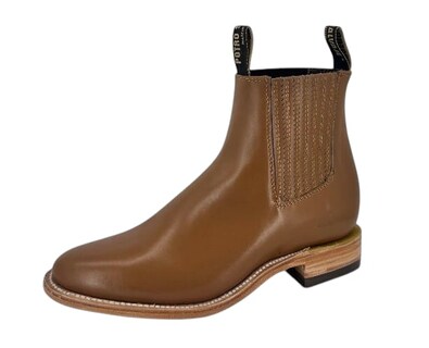 Foto 1 | Foto 1 | Botín Charro Potro Salvaje Piel Miel para Hombre