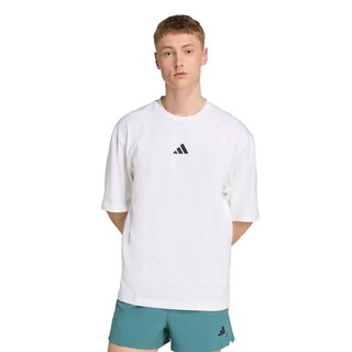 Foto 1 | Foto 1 | Playera de Entrenamiento Extragrande Primelift Adidas Blanca para Hombre