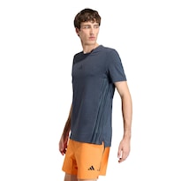 Camiseta Designed 4 Training De 3 Franjas Adidas Azul Hombre