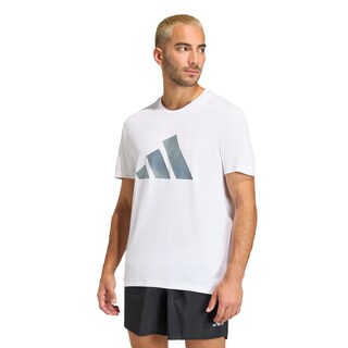 Foto 1 | Foto 1 | Playera Adi365 Running Essentials Brand Love Adidas Blanco Hombre