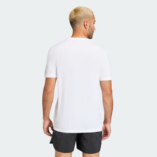 Foto 3 | Foto 3 | Playera Adi365 Running Essentials Brand Love Adidas Blanco Hombre