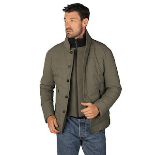 Foto 1 | Foto 1 | Chamarra Capitonada Tipo Blazer Para Hombre Con Bolsa Interna Greenlander Verde