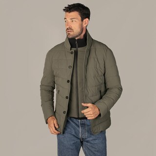 Foto 2 | Foto 2 | Chamarra Capitonada Tipo Blazer Para Hombre Con Bolsa Interna Greenlander Verde