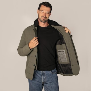 Foto 3 | Foto 3 | Chamarra Capitonada Tipo Blazer Para Hombre Con Bolsa Interna Greenlander Verde