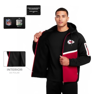 Foto 5 | Foto 5 | Chamarra Neopreno Nfl Kansas City Chiefs Para Caballero 100% Oficial