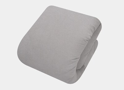 Foto 2 | Foto 2 | Set De Duvet Con Relleno Y Fundas Decorativas Dalfiori Khaleb Plata Matrimonial