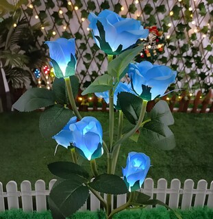 Foto 3 | Foto 3 | Flores con Luz para Jardín