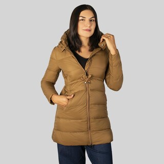 Foto 2 | Foto 2 | Chamarra Larga Capitonada Para Mujer Con Capucha Greenlander Beige