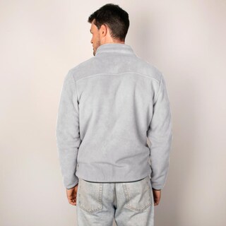 Foto 7 | Foto 7 | Chamarra Fleece Para Hombre Con Cuello Alto Y Bolsillos Greenlander Gris