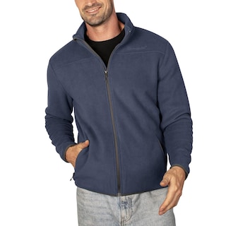 Foto 1 | Foto 1 | Chamarra Fleece Para Hombre Con Cuello Alto Y Bolsillos Greenlander Azul Marino