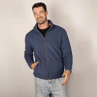 Foto 3 | Foto 3 | Chamarra Fleece Para Hombre Con Cuello Alto Y Bolsillos Greenlander Azul Marino