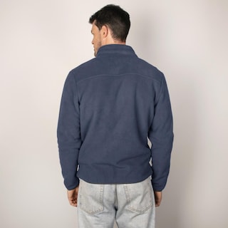 Foto 7 | Foto 7 | Chamarra Fleece Para Hombre Con Cuello Alto Y Bolsillos Greenlander Azul Marino