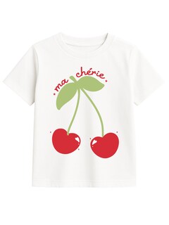 Foto 1 | Foto 1 | Playera Para Niña Zyro Kids Modelo 1004 Ma Cherie Cereza Tela Suave