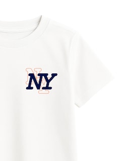 Foto 3 | Foto 3 | Playera Para Niña Zyro Kids Modelo 1004 New York Color Blanco Tela Suave