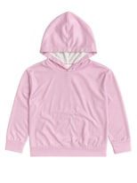 Hoodie Para Niña Zyro Kids Modelo 17501 Rosa Claro Tela Afelpada Súper Calientita