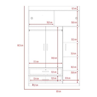 Foto 8 | Foto 8 | Closet Alma Café Claro Virtual Muebles