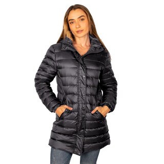 Foto 1 | Foto 1 | Chamarra Capitonada Para Mujer Con Capucha Greenlander Negro